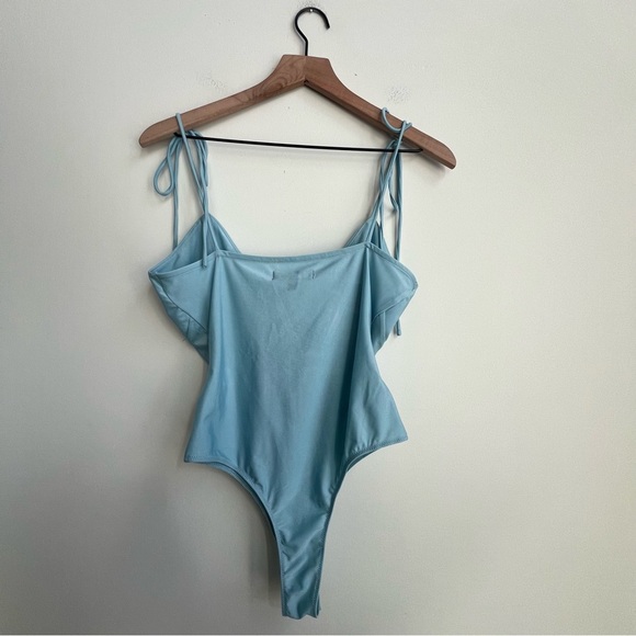 NWT Lulus Sultry for the Night bodysuit Going Out Party Festival Club Date Tie - Picture 12 of 15